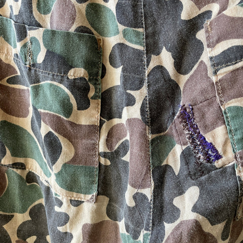 80’s Thin & Soft Camo Pants - 27” x 26”