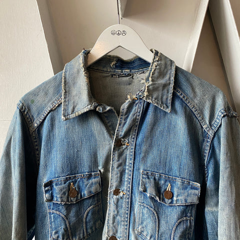 60’s Thrashed Dickies Denim Jacket - Medium