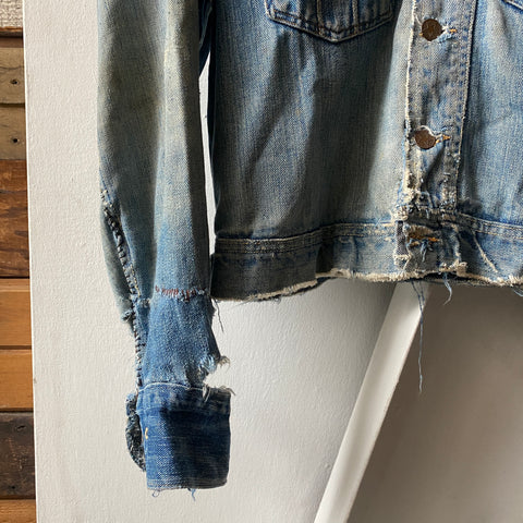 60’s Thrashed Dickies Denim Jacket - Medium