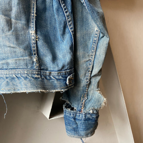 60’s Thrashed Dickies Denim Jacket - Medium