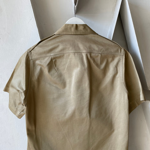 50’s Starched & Pressed Officer's Shirt - Small