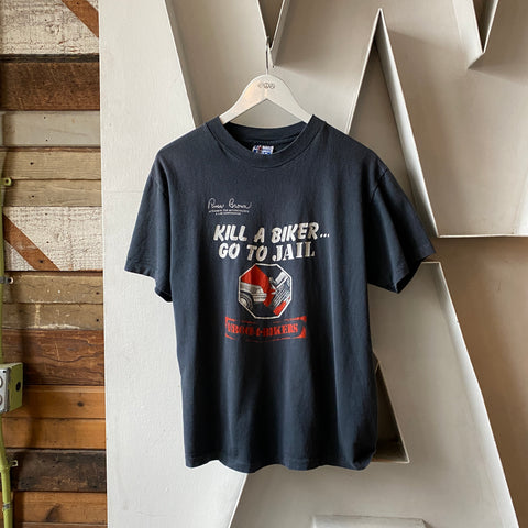 80's 1(800)4-Bikers Tee - Large