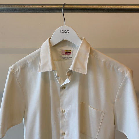 80's “Never Iron” Button Up Shirt - Large