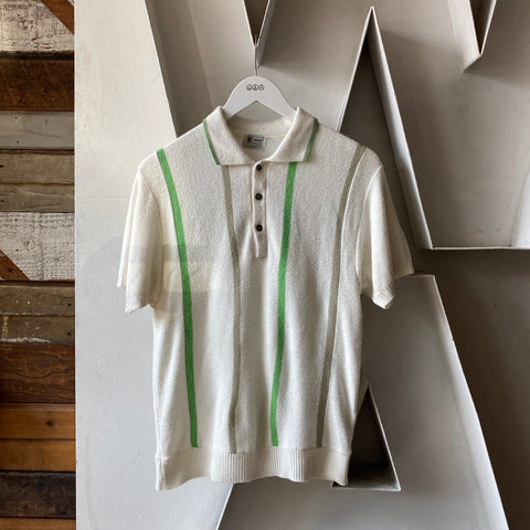 60's Jockey Knit Polo - Medium
