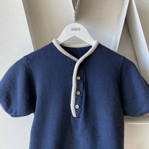 70’s Contrast Rib Sweatshirt - XS
