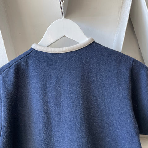 70’s Contrast Rib Sweatshirt - XS