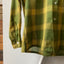 70's Plaid Loop Collar Shirt - Medium