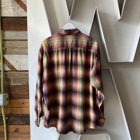 90's Johnny Cotton Flannel - Large