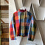 60's Color Block Zip Up - Medium