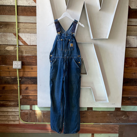 Carhartt Denim Overalls - 33” x 28”