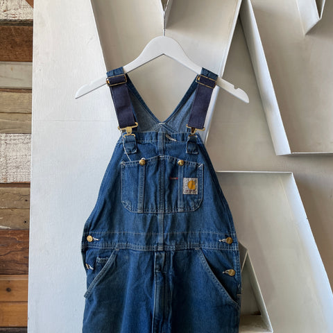 Carhartt Denim Overalls - 33” x 28”