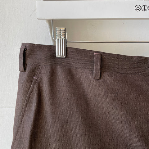 60’s Brown Trousers - 32" x 30"