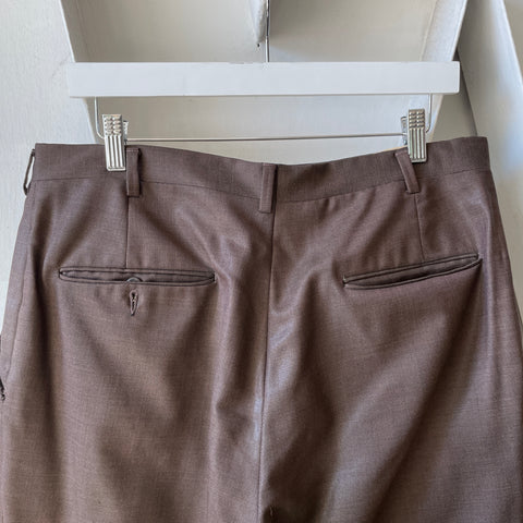 60’s Brown Trousers - 32" x 30"