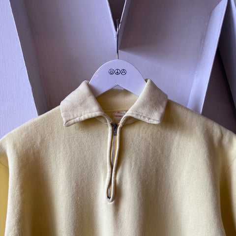 60's Quarter Zip Sweatshirt - Medium