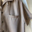 60’s Herringbone Gabardine Loop Collar - Medium