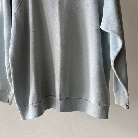 Steel Blue Crewneck Sweatshirt - Medium/Large
