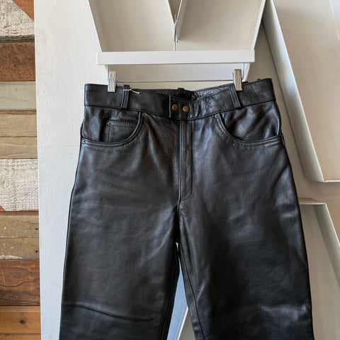 Leather Pants - 33” x 32”