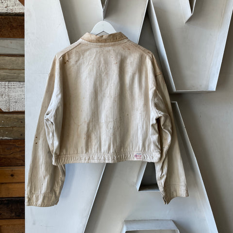 40’s HBT Cropped Work Jacket - Medium