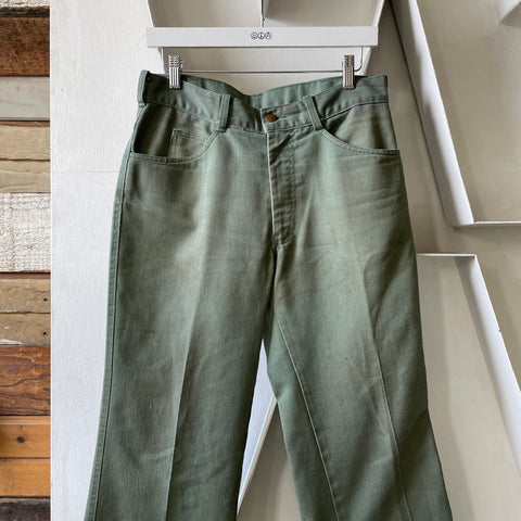 70’s Cropped Cotton Pants - 31” x 23.5”