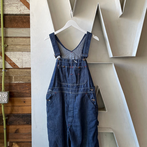 70's Light Denim Overalls - 34” x 29”