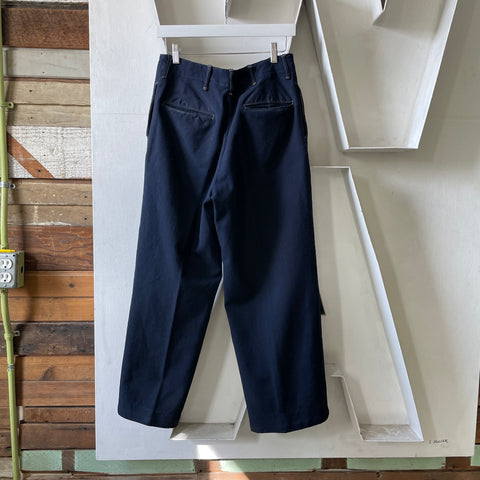 50’s Over-dyed Officer Trousers - 30” x 26”