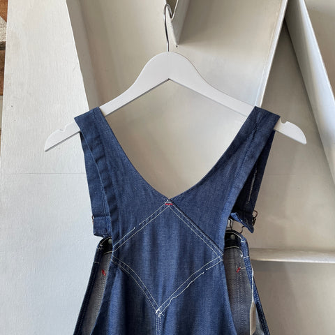 70's Light Denim Overalls - 34” x 29”