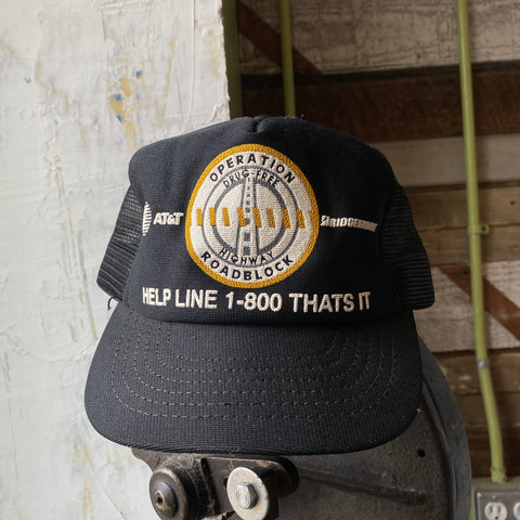 80's Drug Free Highway Trucker - OS