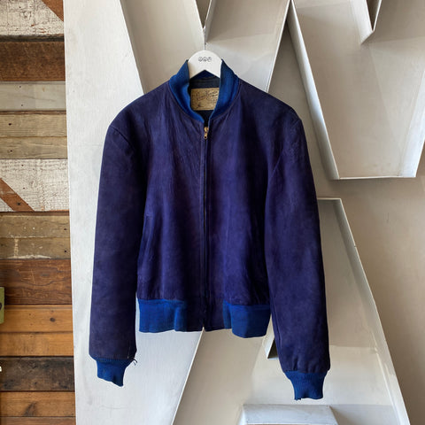 60's Suede Bomber - Large
