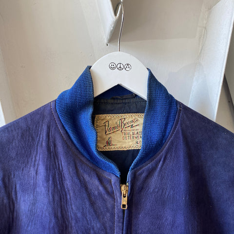 60's Suede Bomber - Large