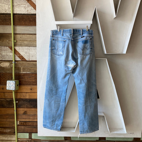 80's Thrashed Wranglers - 34” x 30”