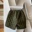 80's Quilted Euro-Military Modded Shorts - Small