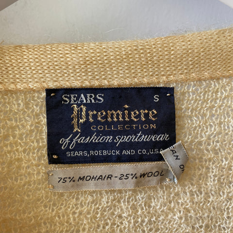 60's Sears Mohair Cardigan - Small