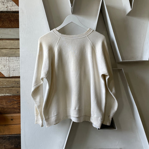 60’s Boxy Raglan Crewneck - XL