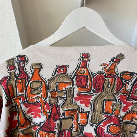 80's Bottles AOP Boatneck Shirt - Medium