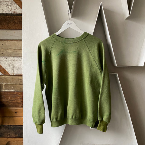 60's Raglan Crewneck Sweatshirt - Large