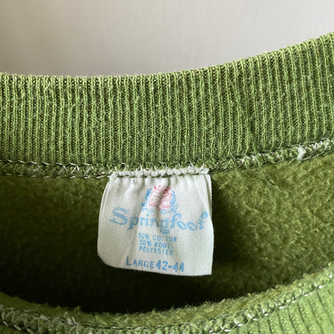 60's Raglan Crewneck Sweatshirt - Large