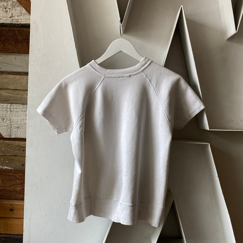 60's Triple White Nevada Crew - Small