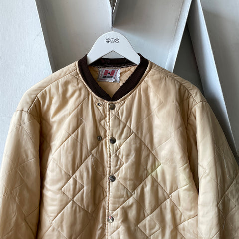 60’s Boxy Quilted Liner Jacket - Large