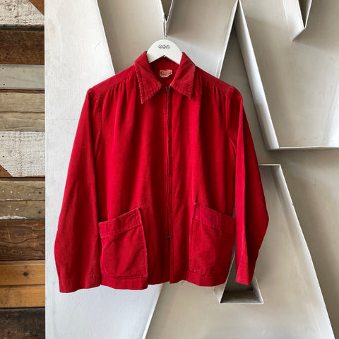 60’s Corduroy Zip Jacket - Small