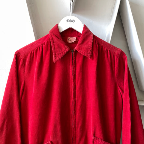 60’s Corduroy Zip Jacket - Small