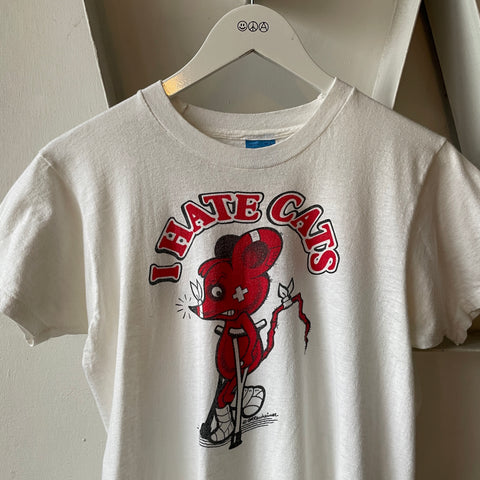 80’s Cat Hater Tee - Large