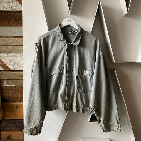 50's Sears Cropped HBT Jacket - XL