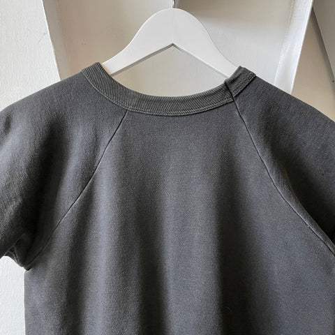 60’s Flocked Illinois Chopped Crewneck Sweatshirt - Small