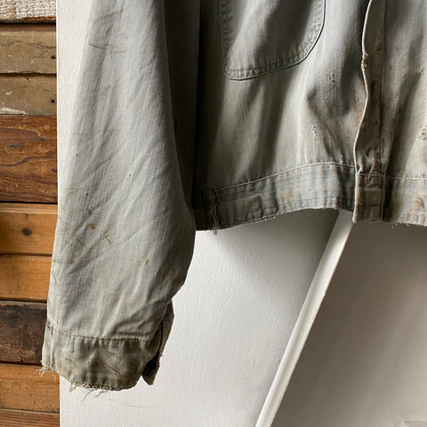 50's Sears Cropped HBT Jacket - XL