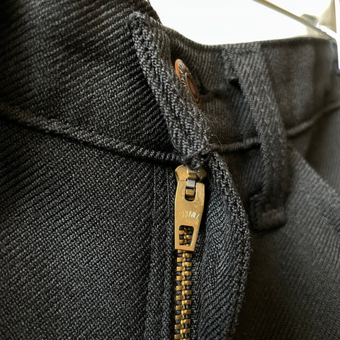 70’s Levi’s Black Poly Trousers - 30” x 29”