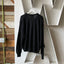 80's Pendleton Black Wool Cardigan - XXL