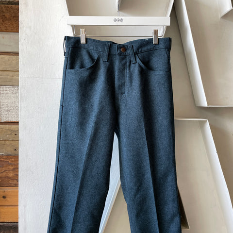 70’s Wrangler Poly Trousers - 28” x 33.5”