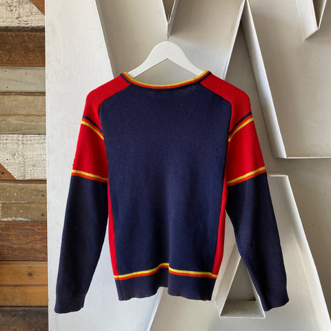 80's Wool Sweater - Medium