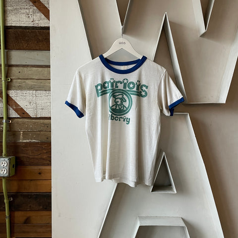 70’s Patriots Liberty Ringer Tee - Small