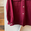 60's Yale Wool Loop Collar Shirt - Medium